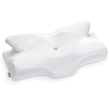 NAP2WELL Cervical Memory Foam Pillow, Contour Pillows for Shoulder Pain, Ergonomic Orthopedic Sleeping Neck Contoured Support Pillow for Side, Back and Stomach Sleepers