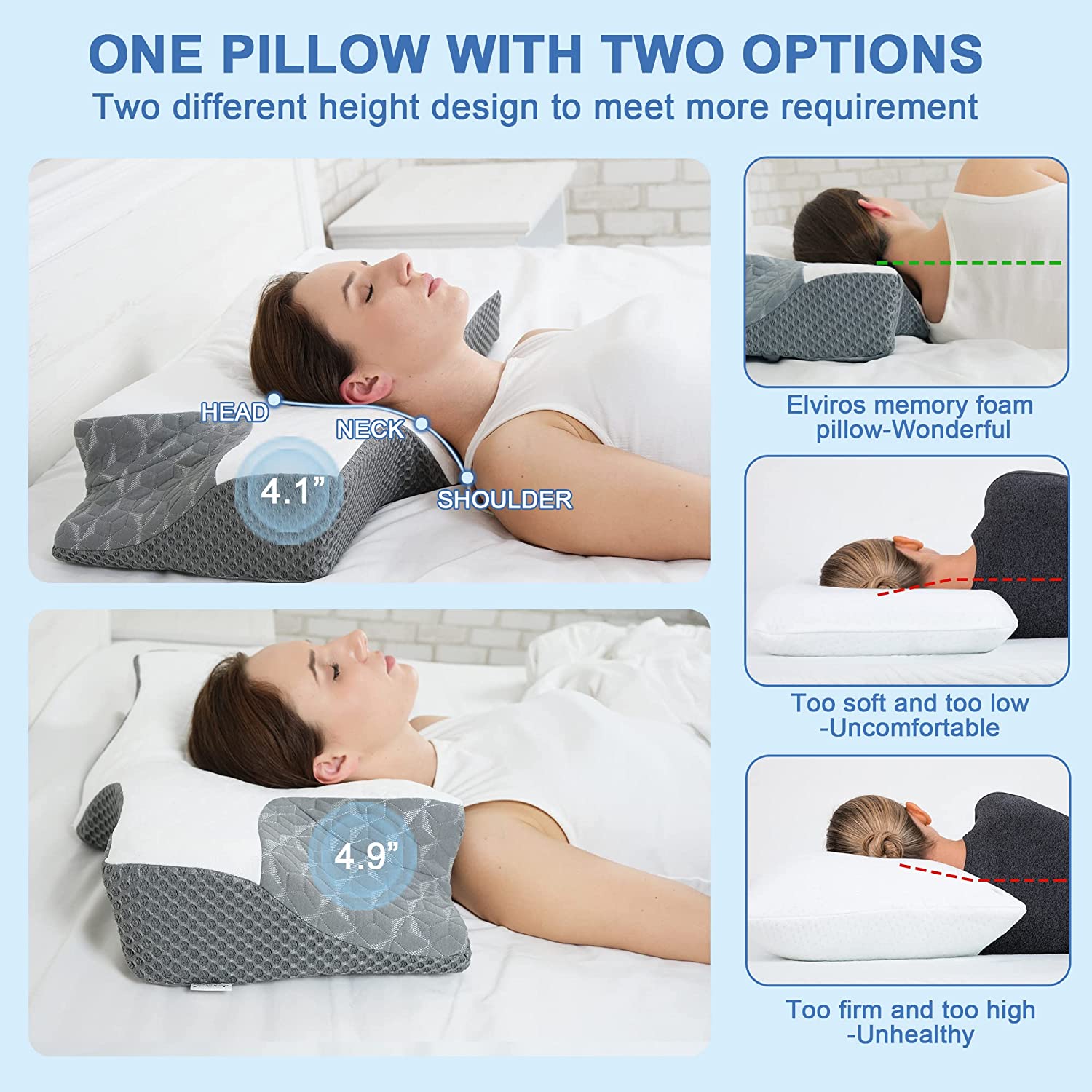 Shoulder and clearance neck pillow